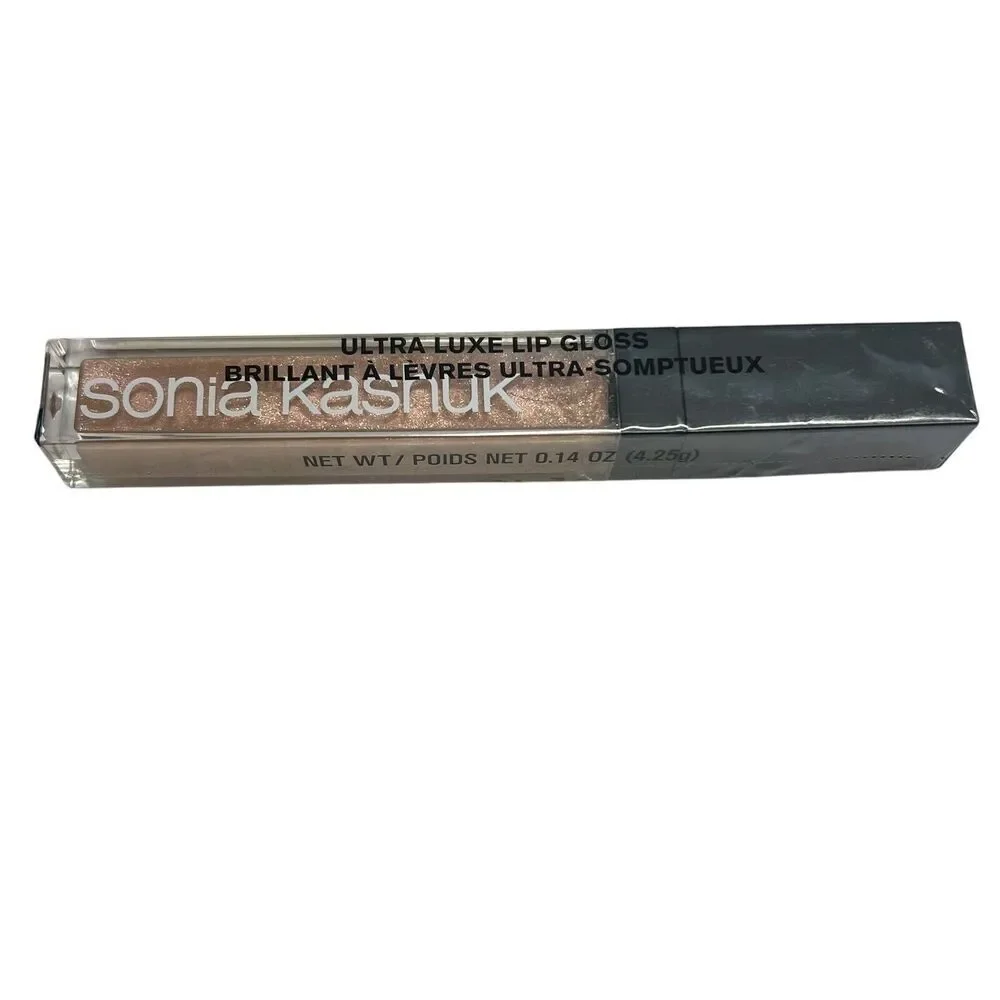 Sonia Kashuk Ultra Luxe Lip Gloss Sparkling Sugar 01‎ New Hydrating Beige, Nude